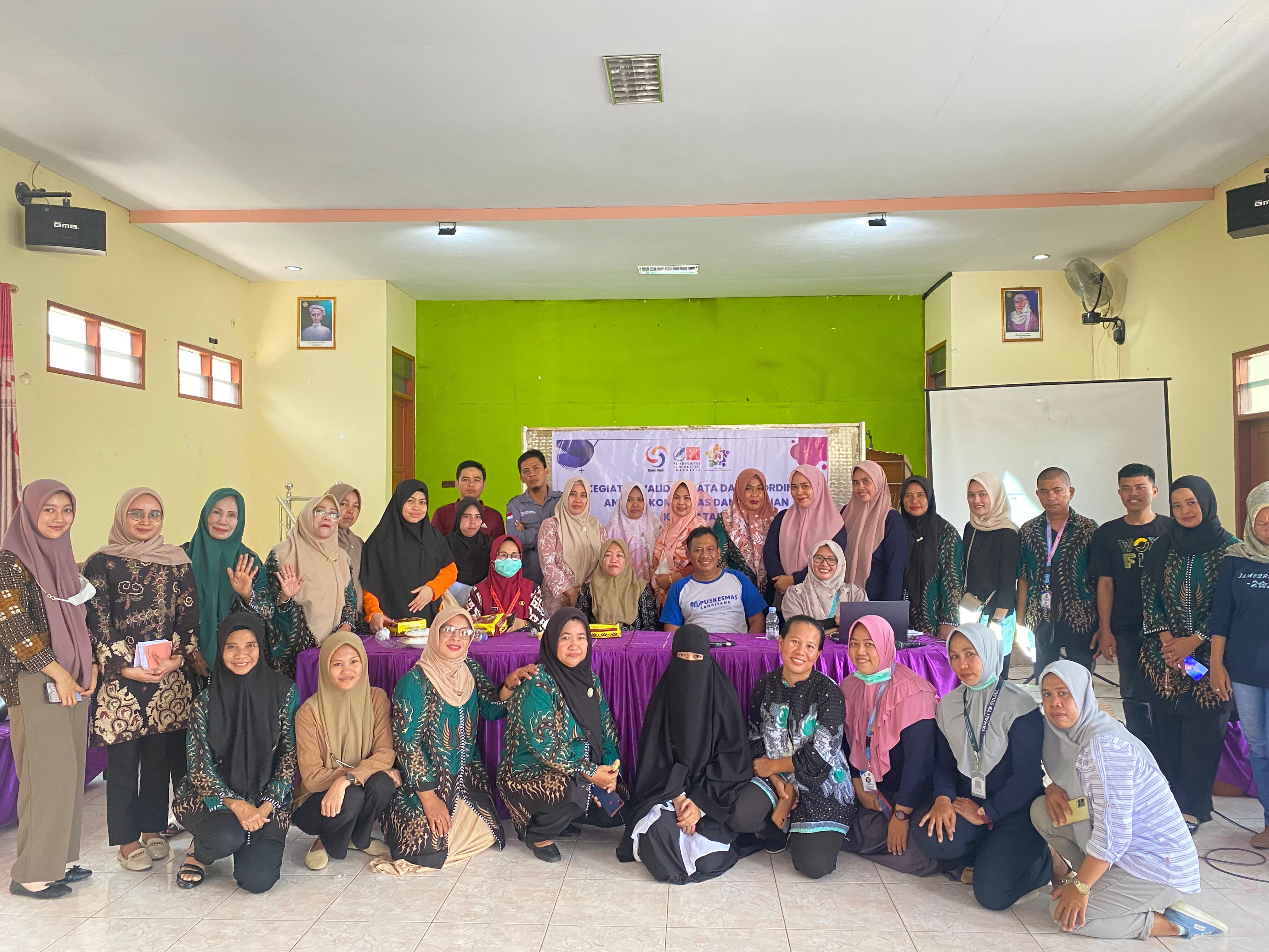 Pertemuan Validasi Data dan Koordinasi antara komunitas dan Layanan Kesehatan